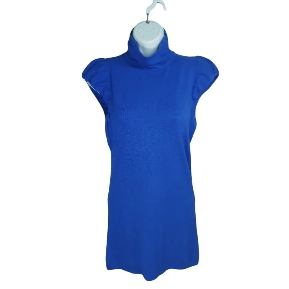 Jo&Co Jeans Royal Blue Knit Pencil  Dress, S